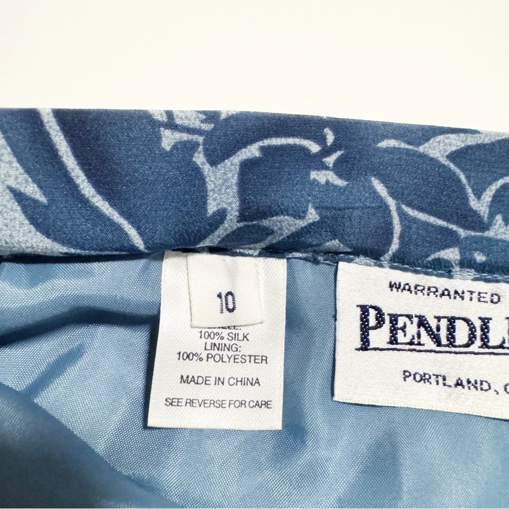 Pendleton Silk Floral Maxi Skirt